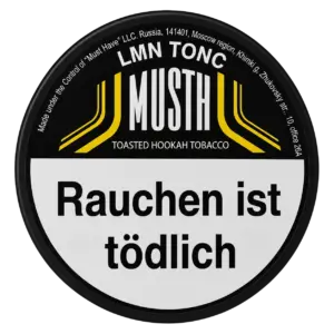 MUST H LMN TONC 125g Shisha Tabak Dose