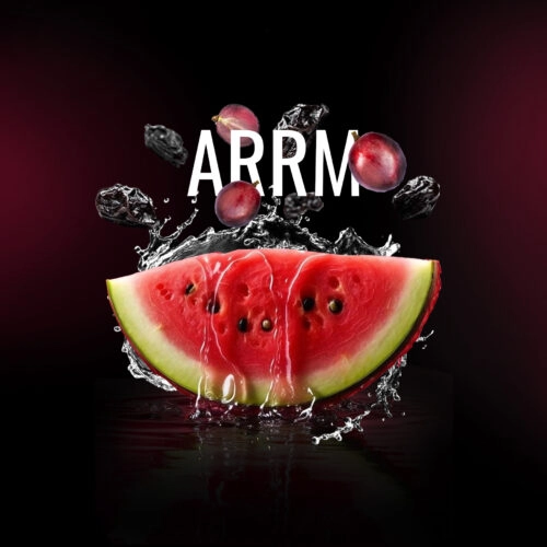 Must H ARRM 25g Shisha Tabak Wassermelone, dunkle Traube und Pflaume Geschmack