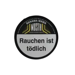 Must H BANAMA MAMA 25g Shisha Tabak Packung Verpackung Premium