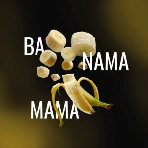 Must H BANAMA MAMA 25g Shisha Tabak Vollreife, cremige Banane Geschmack