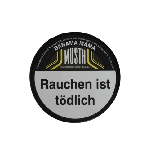 Must H BANAMA MAMA 25g Shisha Tabak Packung Verpackung Premium