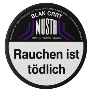 MUST H BLACK CRRT 25g Shisha Tabak Dose