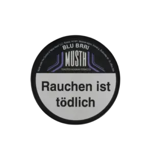 Must H BLU BRRI 25g Shisha Tabak Packung Verpackung Premium