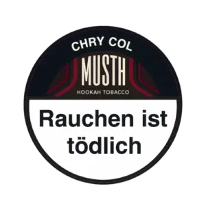 Must H CHRY COL 25g Shisha Tabak Packung Verpackung