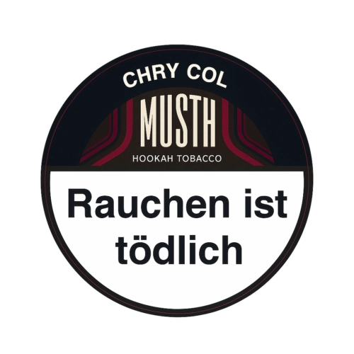 Must H CHRY COL 25g Shisha Tabak Packung Verpackung