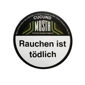 Must H CU CUND 25g Shisha Tabak Packung Verpackung