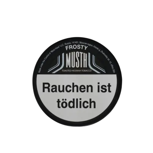 Must H FROSTY 25g Shisha Tabak Packung Verpackung