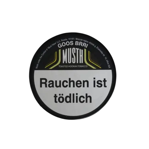 Must H GOOS BRRI 25g Shisha Tabak Packung Verpackung