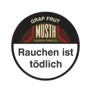 Must H GRAP FRUT 25g Shisha Tabak Packung Verpackung