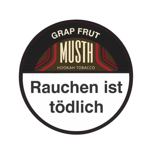 Must H GRAP FRUT 25g Shisha Tabak Packung Verpackung