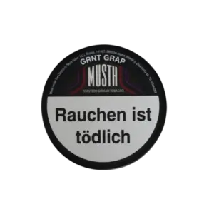 Must H GRNT GRAP 25g Shisha Tabak Packung Verpackung