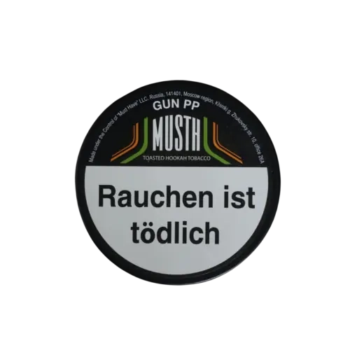 Must H GUNPP 25g Shisha Tabak Packung Verpackung