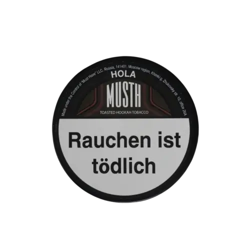 Must H HOLA 25g Shisha Tabak Packung Verpackung