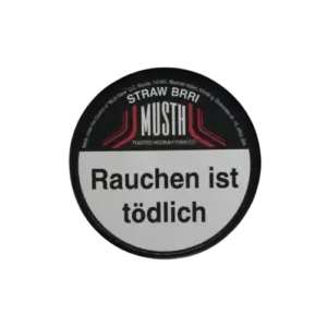 Must H STRAW BRRI 25g Shisha Tabak Packung Verpackung