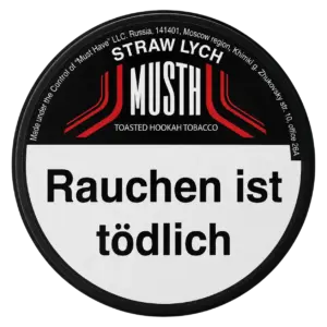 MUST H STRAW LYCH 25g Shisha Tabak Dose