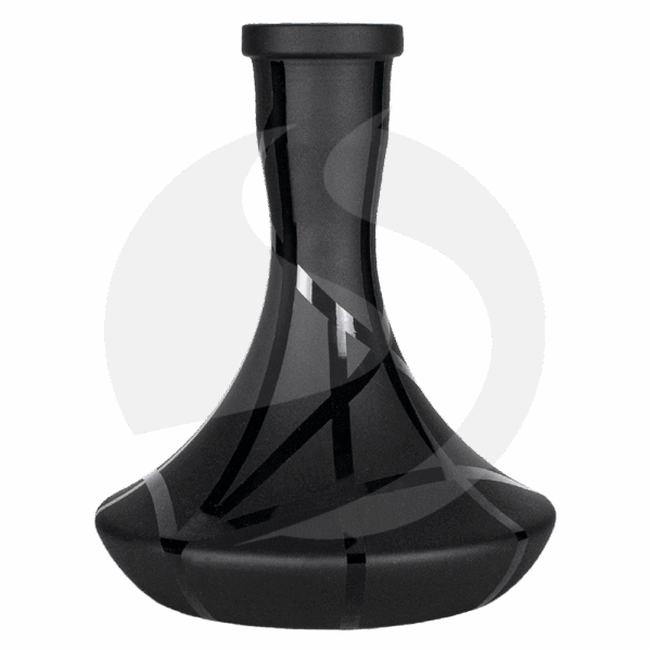 Vessel Glass Steck-Bowl Black Line