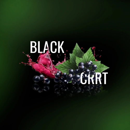 Must H BLACK CRRT 200g Shisha Tabak Black Currant Geschmack