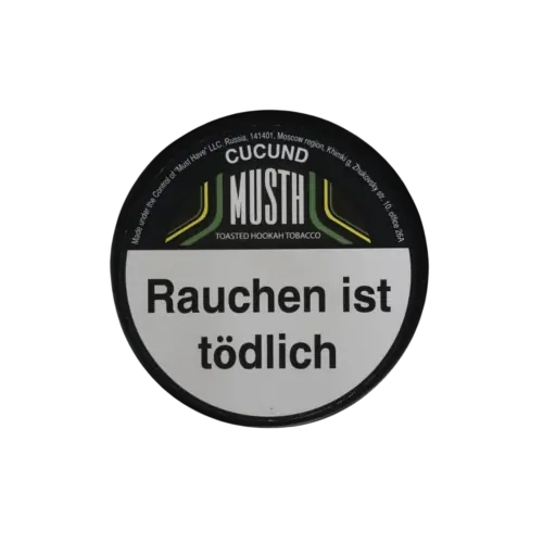 Must H CU CUND 200g Shisha Tabak Packung Verpackung