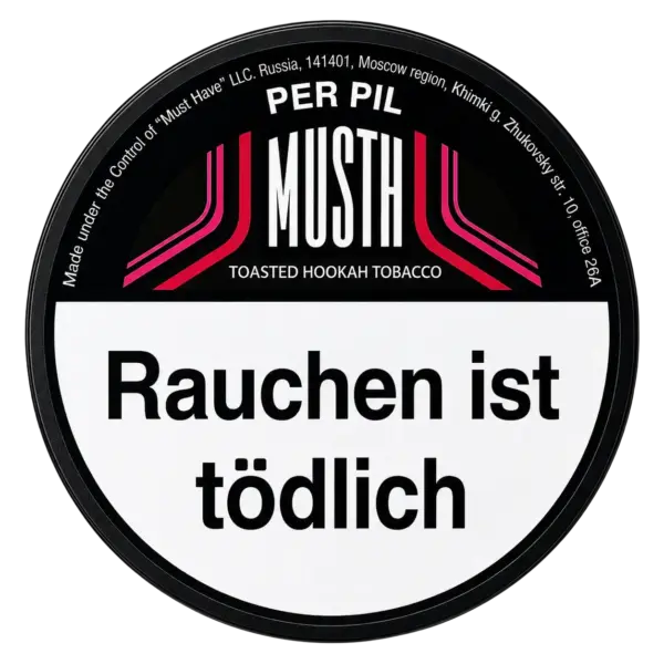 MUST H PER PIL 125g Shisha Tabak Dose