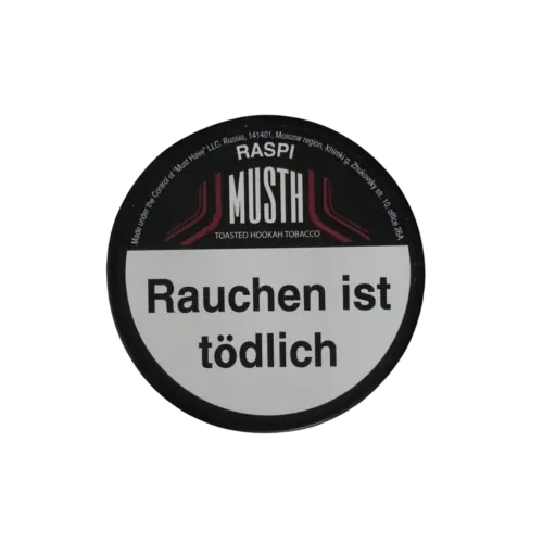 Must H RASPI 200 g Shisha Tabak Packung Verpackung