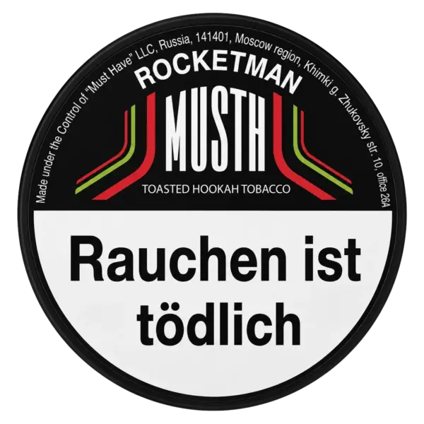 MUST H ROCKETMAN 200g Shisha Tabak Dose