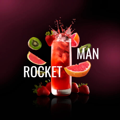 Must H ROCKETMAN 200g Shisha Tabak Grapefruit-Kiwi-Erdbeerlimonade Geschmack