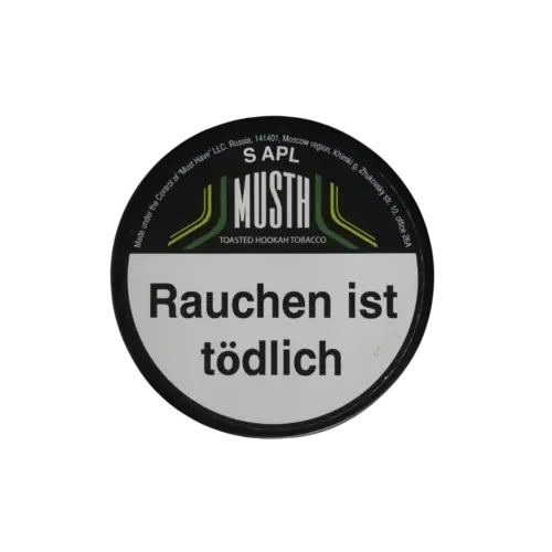 Must H S APL 200 g Shisha Tabak Packung Verpackung