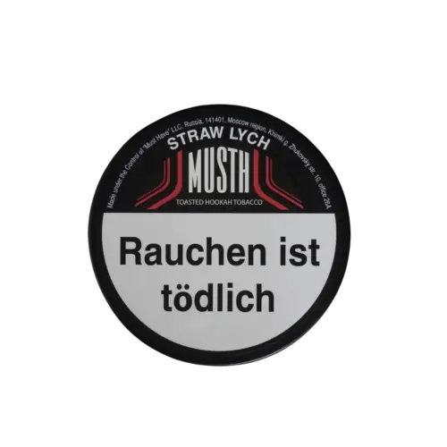 Must H STRAW LYCH 200 g Shisha Tabak Packung Verpackung
