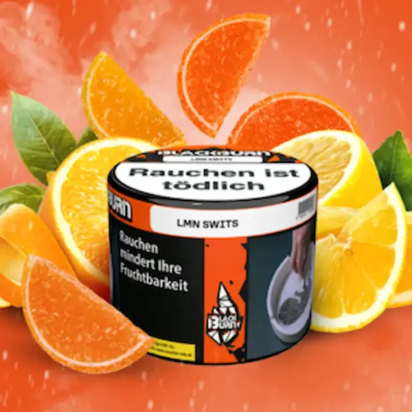 BLACKBURN LMN SWITS 200g Shisha Tabak Zitronenbonbon Geschmack