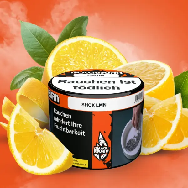 BLACKBURN SHOK LMN 200g Shisha Tabak Shock Lemon Geschmack