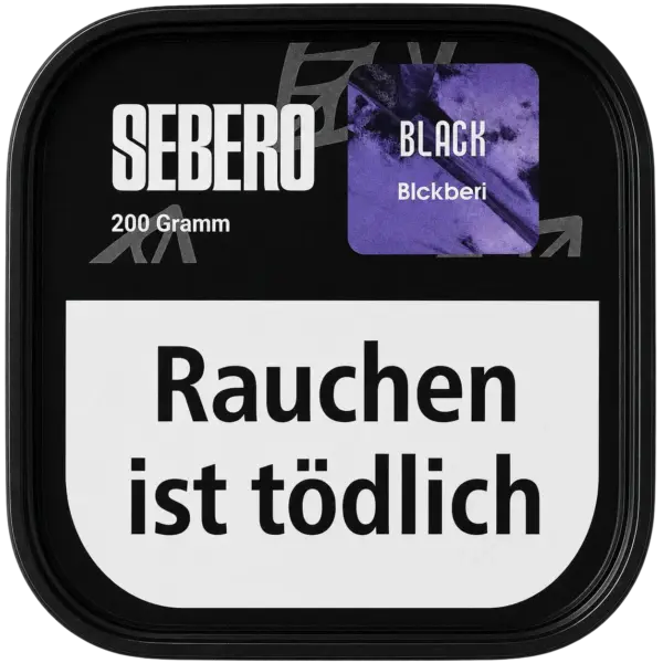 Sebero Black Blckberi 200g Shisha Tabak Verpackung