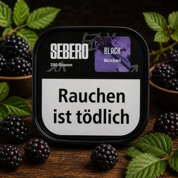 Sebero Black Blckberi 200g Shisha Tabak Brombeere Geschmack