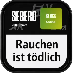 Sebero Black Cuctus 200g Shisha Tabak Verpackung