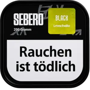 Sebero Black Lmnchello 200g Shisha Tabak Verpackung