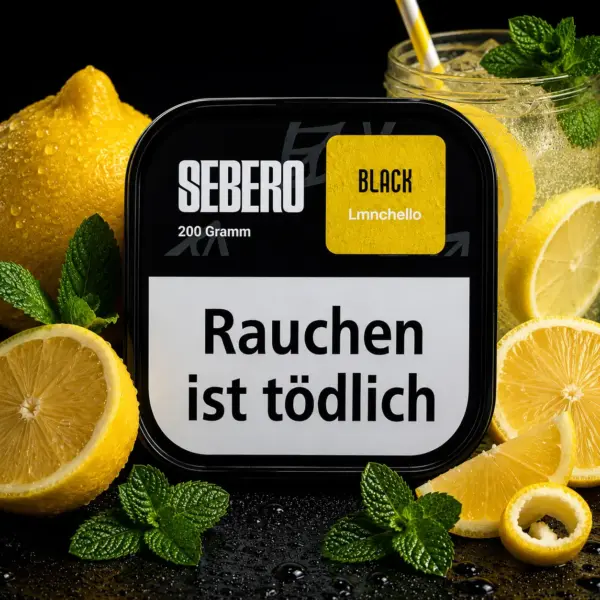 Sebero Black Lmnchello 200g Shisha Tabak Zitronenlimonade Geschmack