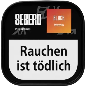 Sebero Black Wtrmln 200g Shisha Tabak Verpackung