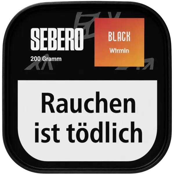 Sebero Black Wtrmln 200g Shisha Tabak Verpackung