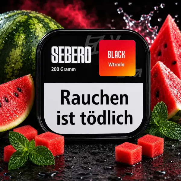 Sebero Black Wtrmln 200g Shisha Tabak Wassermelone Geschmack