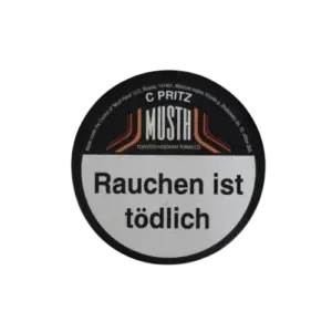 Must H C PRITZ 200g Shisha Tabak Packung Verpackung