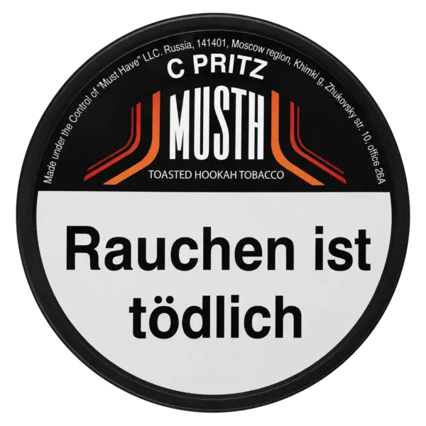 MUST H C PRITZ 200g Shisha Tabak Dose