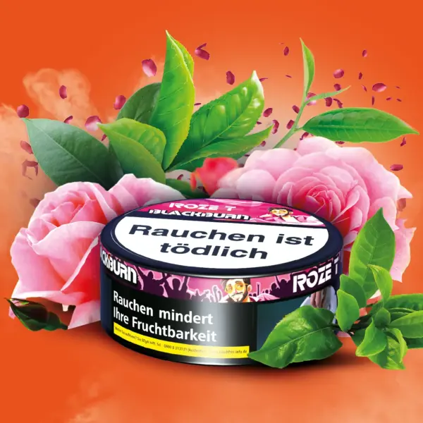 BLACKBURN ROZE T 200g Shisha Tabak Rose Tee Blumig Geschmack