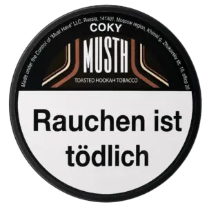 Must H COKY 125g Shisha Tabak Packung Verpackung