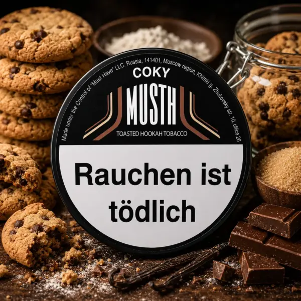 Must H COKY 125g Shisha Tabak Keks Geschmack