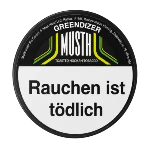 GREENDIZER Shisha Tabak Verpackung 125g