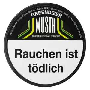 MUST H GREENDIZER 125g Shisha Tabak Dose