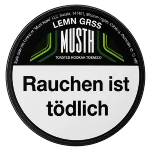 MUST H LEMN GRSS 125g Shisha Tabak Dose