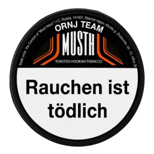 ORNJ TEAM Shisha Tabak Verpackung 125g
