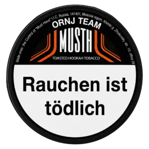 MUST H ORNJ TEAM 125g Shisha Tabak Dose