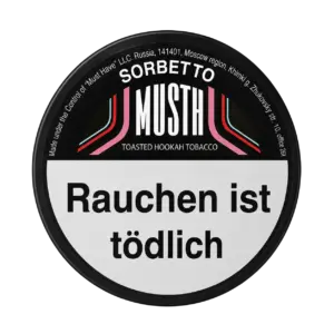 SORBETTO Shisha Tabak Verpackung 125g