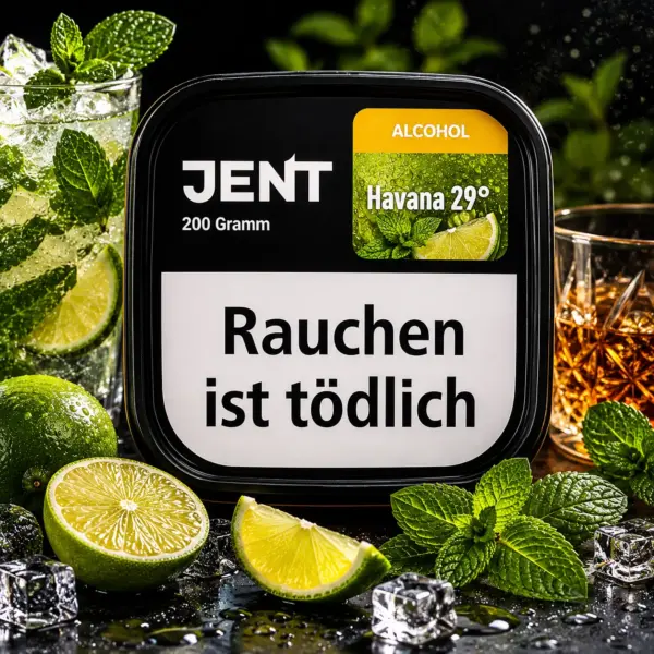 Jent Havana 29 200g Shisha Tabak Mojito Limette Minze Geschmack